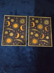 Vintage Hallmark Sticker Lot 80s 90s Ballerina Birdhouse Celestial Floral Hearts
