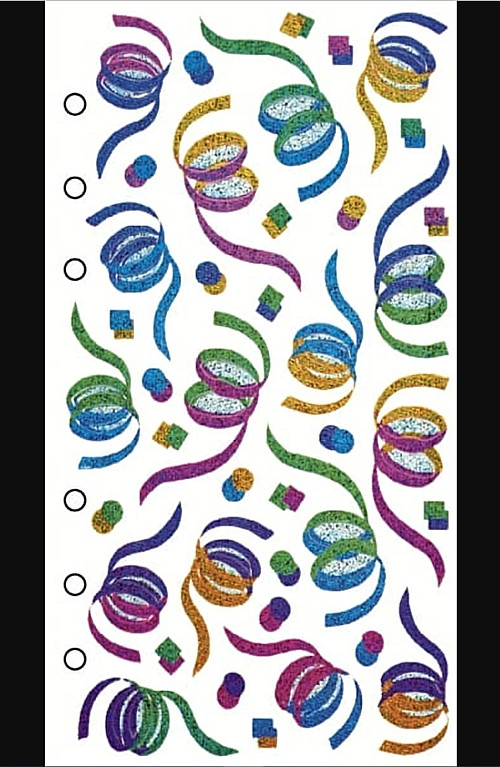 EK SUCCESS Stickopotomus CONFETTI Metallic Stickers – 39 pcs