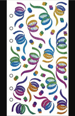 EK SUCCESS Stickopotomus CONFETTI Metallic Stickers – 39 pcs