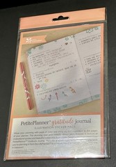 (2) Erin Condren Sticker Sheets PetitePlanner Gratitude Journal Stickers