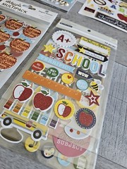 Sticker Lot SCHOOL Kids PreK Elementary Scrapbooking 3D Stickers Jolees RARE #65