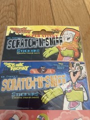 Lot of 45 Retro Style Nostalgic Stink Factory Scratch Sniff Stickers Sealed NIP