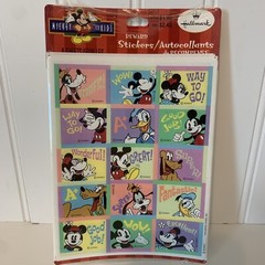 Vintage Disney Mickey Mouse Reward Stickers 2 Packages New Sealed