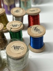 ART-C Momenta Mixed Media Wire Beads Glitter Fibers Leather 48 Vials 24 Spools