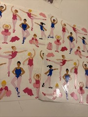Mrs. Grossman’s Stickers Turkey Ballet Wedding Texas Computer Vtg Lot (a38