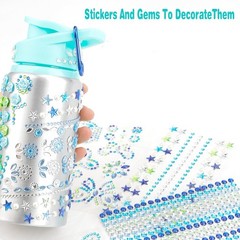 Christmas Stocking Stuffers for Kids, Decorate Your Own Water Bottle with Sti…