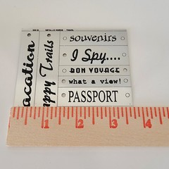 CHOICE-DCWV ~Metallic Look Accents Die Cuts Paper Craft Card Scrapbook Tags ~NEW