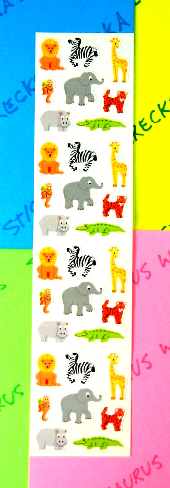 Safari Animals Sandylion Stickers Sheet