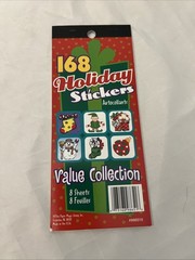 Lot Of 3 Sticker Books 168 PMG Halloween Unused 326 PMG Christmas Holiday NEW