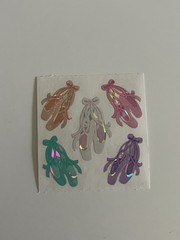 BALLET SLIPPERS Shiny Stickers – Sandylion Stickers Vintage Mod