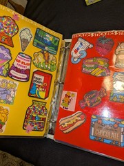 Vintage 1980s Sticker Book Album Lisa Frank Gremlins Strawberry Shortcake Etc