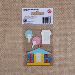 Sandylion Amusement Park Carousel Dimensional Scrapbooking Stickers