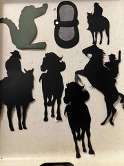 Large lot Cardstock Die-cuts for cardmaking, Scrapbooks-Variety 128 pieces