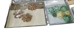 Scrapbooking Embellishment Lot Kaisercraft Dazzles Petaloo Flowers Mixed Crafts