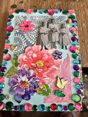 Memory Lane! 5 Vintage Junk Journal Ephemera Cards With Envelopes. Repurpose