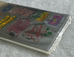 NEW Vintage 1984 SEALED Hallmark Razzle Dazzle Foil Stickers Holiday Christmas