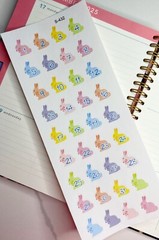 Vacation,Travel, Holiday, Day-off Handmake Erin Condren Planner Sticker