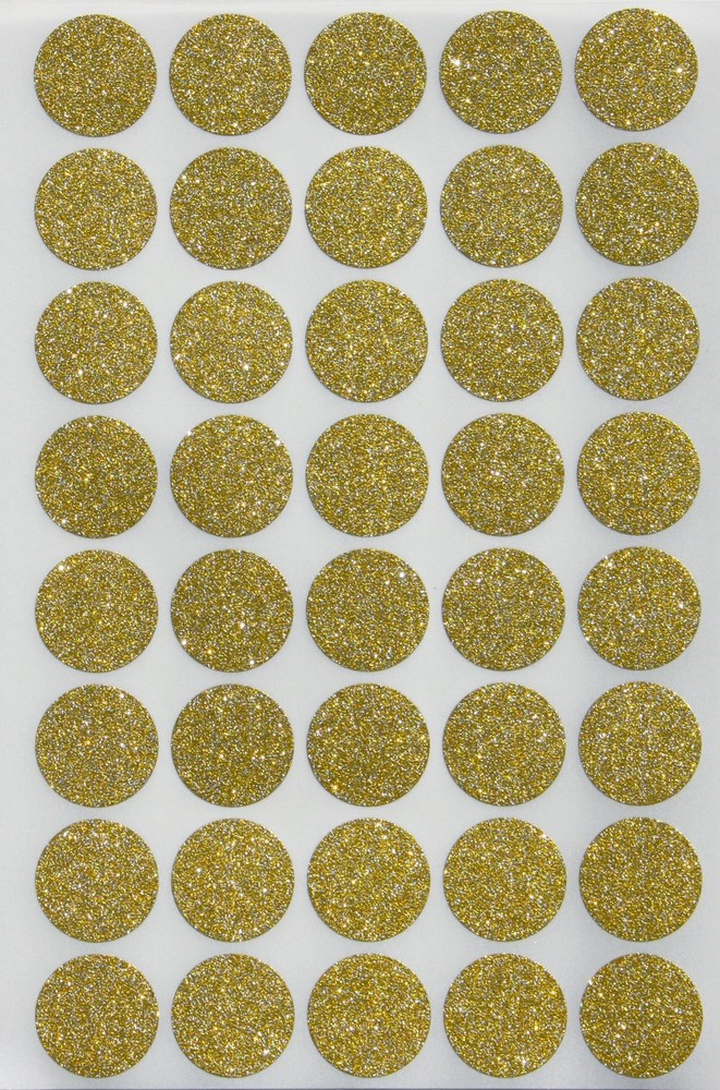 Gold Envelope Seals 3/4 Diameter – Round Dot Stickers Glitter – Size 0.75 inc…