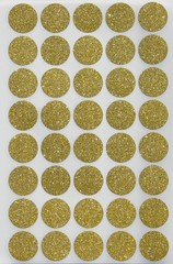 Gold Envelope Seals 3/4 Diameter – Round Dot Stickers Glitter – Size 0.75 inc…
