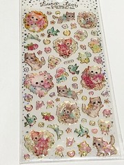 ADORABLE CUTE PUPPY,KITTEN,BAMBI ,Bunny,DOG CAT DEER STICKERS 3 STICKER SET