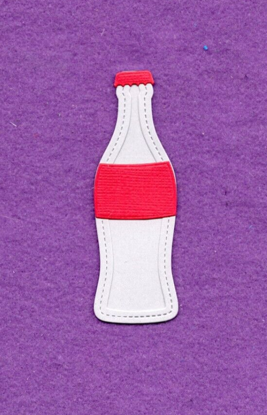 SNACK SODA BOTTLE die cuts scrapbook cards Q