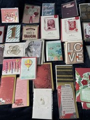 Mixed Lot cards, gift bags, card holder, name tags