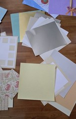 Scrapbook Paper Cardstock Craft Paper Lot Mixed Patterns Colors Junk Journal