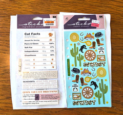 20 pkgs Scrapbook Stickers(16 STICKOplus Tags,Tea,Tools)_N P_$40+Value_#5
