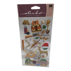 Sticko Classic Hunting Theme Stickers 25-Piece Design Pack NIP