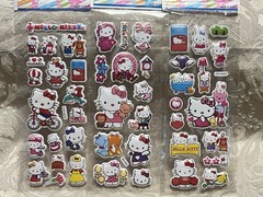 Retro Vintage Look Hello Kitty 3D Bubble Puffy Stickers 3 sets (#31)