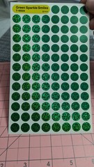 Vintage Trend Green Sparkle Smiles T-46504 1 Sheet