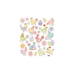 Scrapbooking Crafts Stickers Sticker King Colorful Chickens Eggs Chicks Patterns