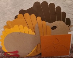 4 Die-Cut Sets Craft Embellishments Scrapbook/Cards Turkey, Scarecrow, Fall #162