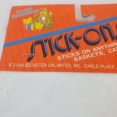 14 Vtg Stick-Ons Easter Unlimited Puffy Easter Bunny Eggs Chicks Stickers NOS