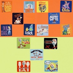 15 Toy Story Assorted – Large Stickers – Buzz Lightyear, Woody, Forky, Bo Peep