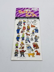 Vintage Gibson Stickety Doo Da Removeable Stickers Lot 6 New 1997