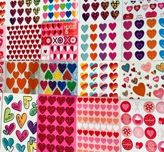 399 Sticker Butterflies hearts flowers pastels Nature plants love outdoor