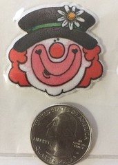 PARTY,PARTY,PARTY Puffy Stickers (3pc)Provo•Happy Birthday•Ice Cream•Clown•Gift
