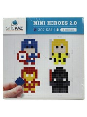Marvel Stickaz Mini Heroes 2.0 Pixel Kaz New In Box Sealed