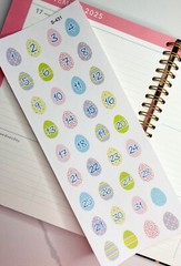 EASTER, VACATION, EASTER Countdown :Handmake Erin Condren Planner Sticker