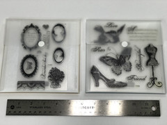 MY REFLECTIONS LA BELLE VIE Close to My Heart Paper Pack & Stickers 2 Stamp Sets