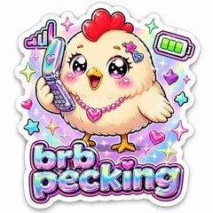 Y2K Farm Animal Sticker Set 13 Pack Cute Kawaii Funny Retro Aesthetic Decals