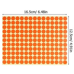 20 Sheets Color Coded Stickers Colorful Circle Labels Round Colored