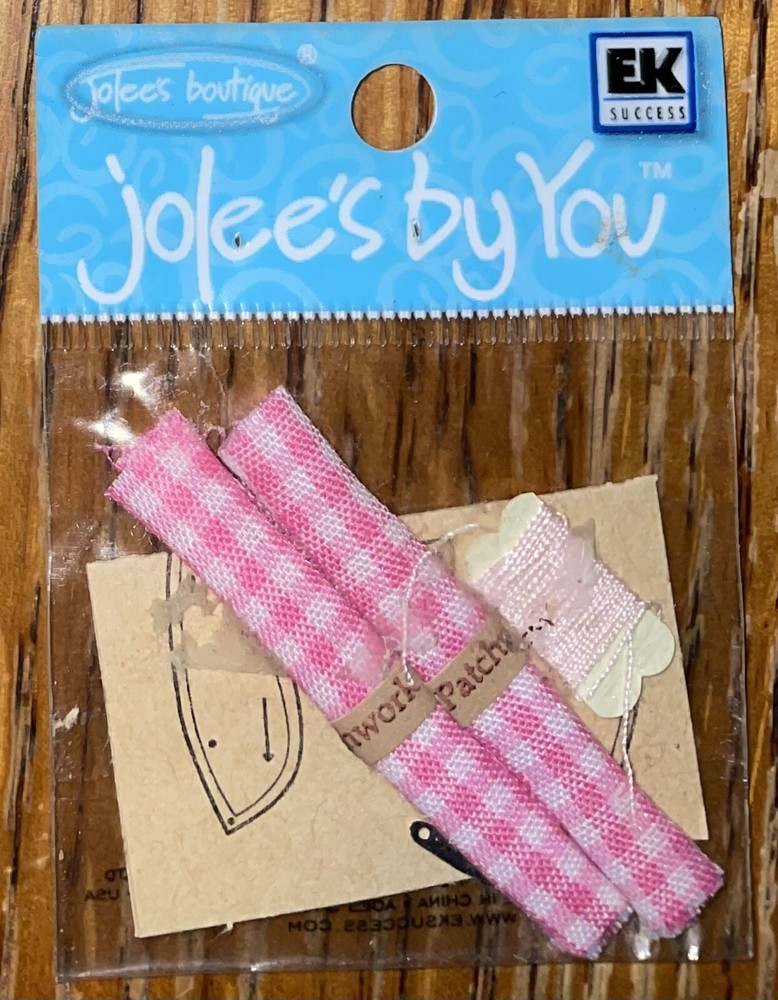 RARE Jolees Mini Sewing Sew Project Thread Pattern Fabric Scrapbook Non-Adhesive