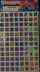 (7) Packs Of Factory Sealed DOLGENCORP INC. Stickers-VINTAGE