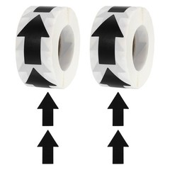 Arrow Sticker Labels 1000 Count 1.3×2 Inch Black for Scrapbooking DIY Craft