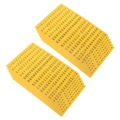 20 Sheets Socket Wrench Tags Adhesive Size Label Peel and Stick Labels