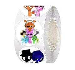 1000PCS 10 Patterns Cute SPRUNKI game Character stickers for kids