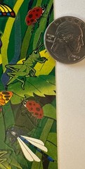 INSECT Stickers(12pc)Ladybug •Butterflies•Dragonfly•Bugs•Bees •Fly•Card Making•