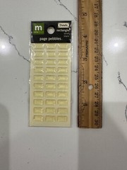 Making Memories Page Pebbles Rectangle Small Blank Item#22746 Scrapbooking Craft